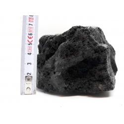 Czarna bryłka - lawa wulkaniczna 7 cm